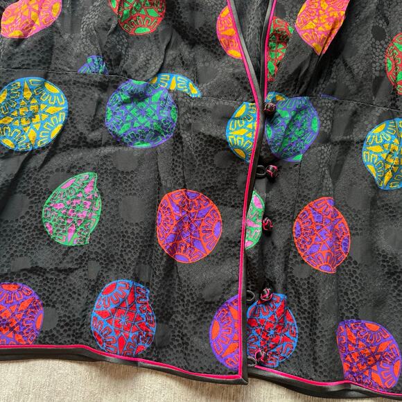 Silk Oriental Top - Picture 3 of 4